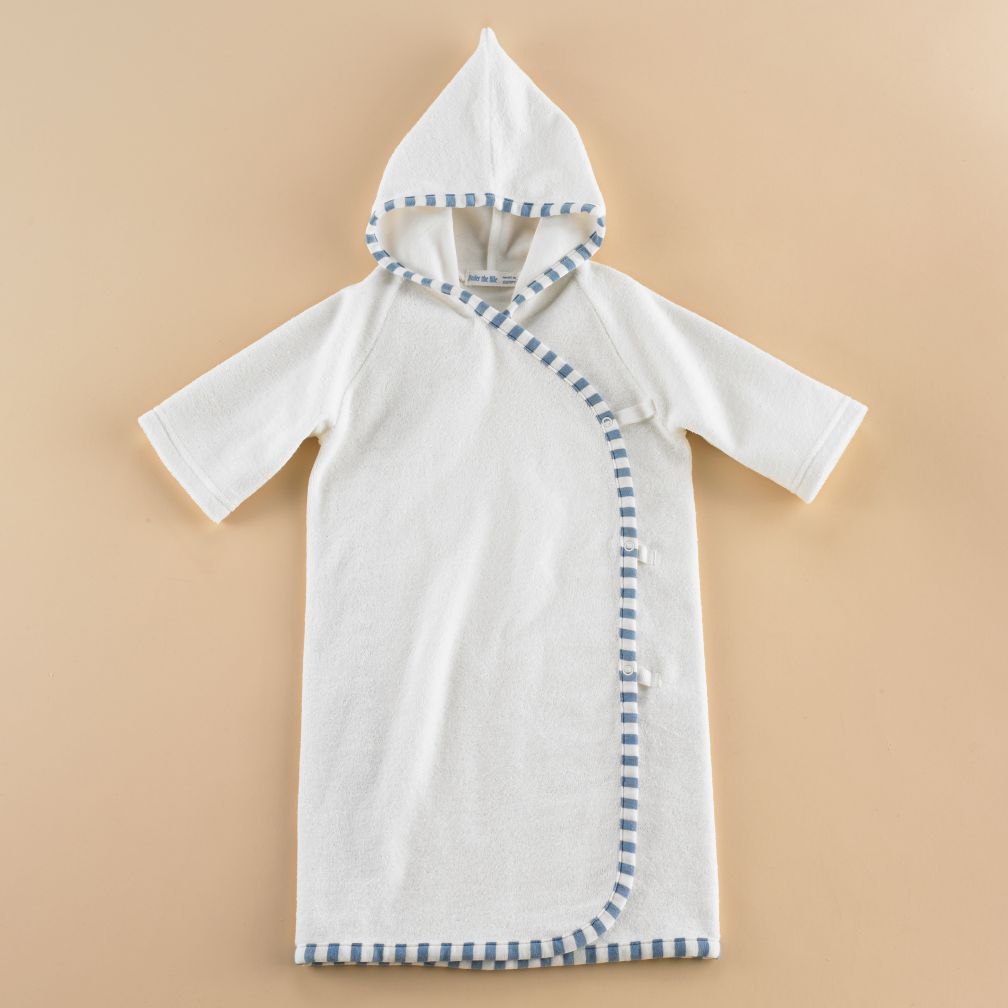 Head-to-Toe Hooded Kimono (Blue)